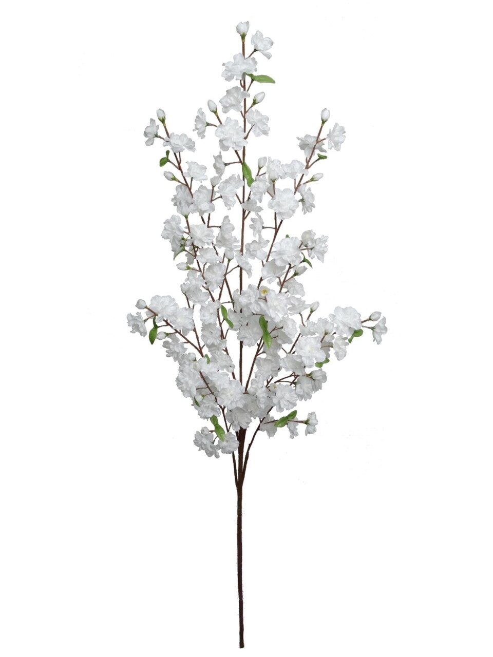 12-Pack: Massive White Cherry Blossom Stem with Silk Flowers by Floral Home®